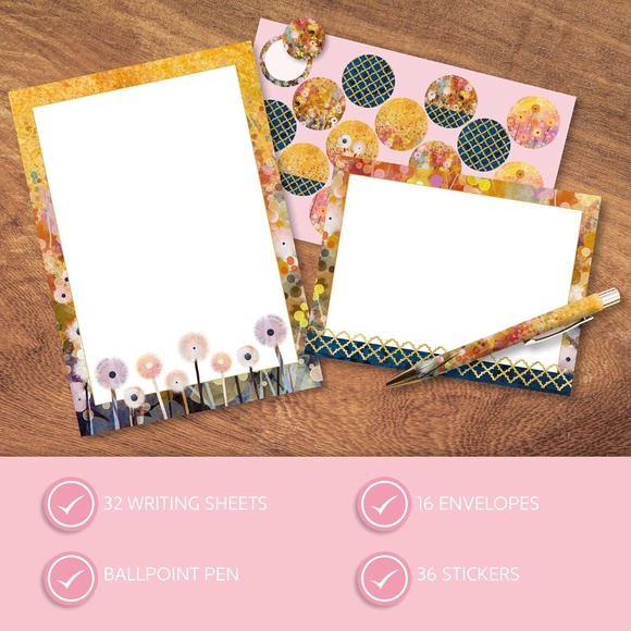 New Pom Pom Writing Set - Picture 3 of 3